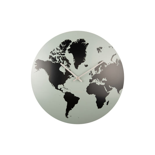 Wall Clock World Map