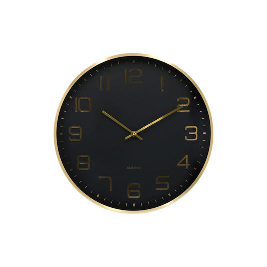 Wall Clock Elegance Glow