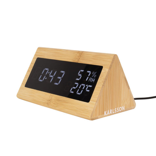 alarm Clock Triangle Bamboo