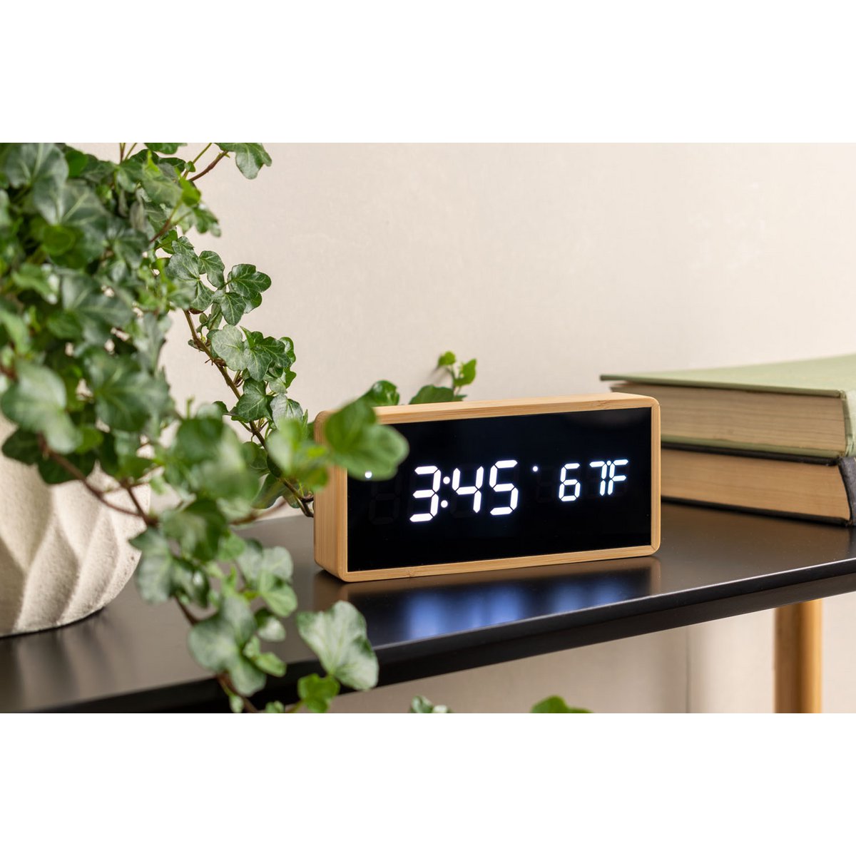 Alarm Clock Tube Bamboo