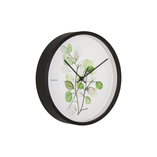 Wall Clock Botanical Eucalyptus