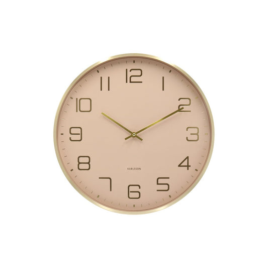 Wall Clock Elegance Glow