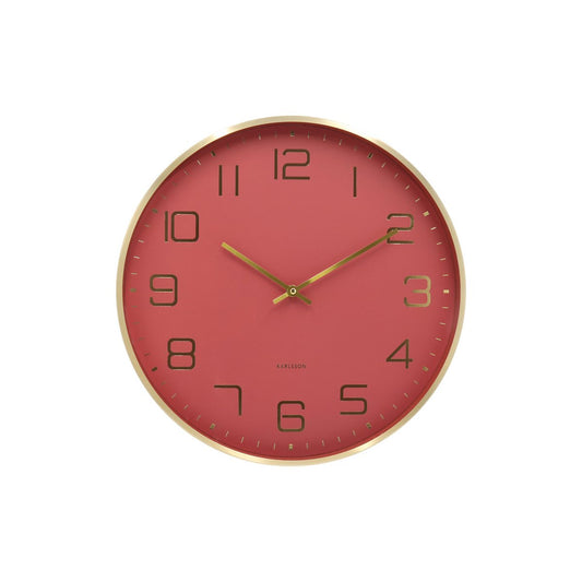 Wall Clock Elegance Glow