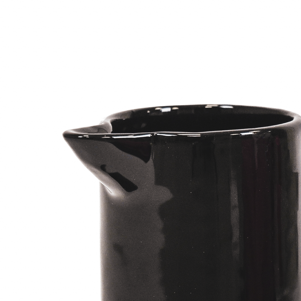 Vase - Jug - Ceramic - Black - 17,5x17,5x27,5cm