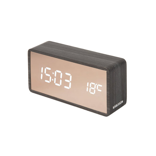 Alarm Clock Copper Mirror LED