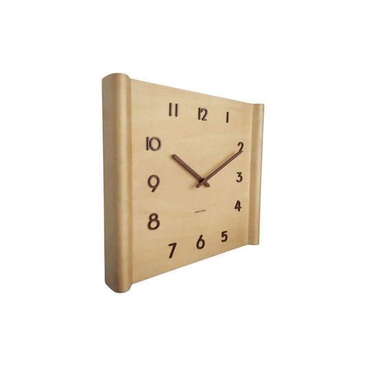 Wall Clock Sole Squared Raised Rim