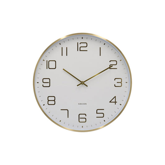 Wall Clock Elegance Glow